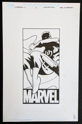 Lee Garbett | Daredevil #3 – Cover Corner Box – Original Art | Lee Garbett