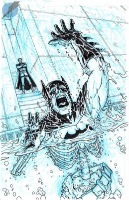 Chris Burnham | Batman: the Dark Age Issue 5 Page Cover | Felix Comic Art