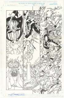 George Perez - Avengers #6 p14 (Signed)(Squadron Supreme)