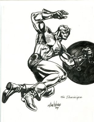 Alan Weiss | Alan Weiss - Captain America 2009 - Signed | Anthony’s Comic Book Art