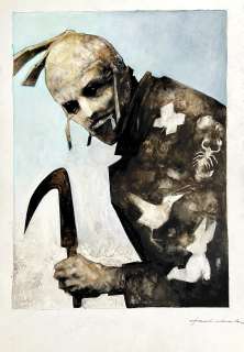 CORRADO ROI - Original cover for Ut Le vie dei mestieri. Cm. 25x36,5. Signed. Mint. Code 1593.