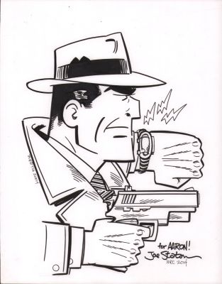 Joe Staton | Dick Tracy Profile Commission - Signed - Nycc 2014 | Anthony’s Comic Book Art