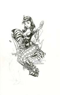 J. Scott Campbell | Original Art: FTF Dark Alice 2024 | J. Scott Campbell