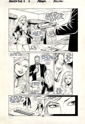 Paul Abrams Maria Beccari | Mantra Spear of Destiny - 1995 Ultraverse / Malibu Issue 2 Page 2 | Catskill Comics