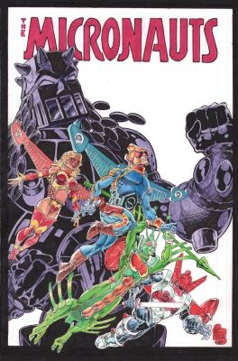 Pat Broderick | Micronauts Color Cover Re-Creation - Signed | Anthony’s Comic Book Art