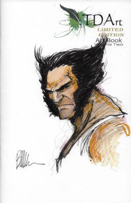 Joe Benitez | Wolverine X-Men Sketch Cover - Tdart Volume 2 Art Book | TDArt