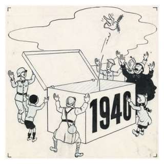 Hergé | HERGÉ QUICK ET FLUPKE Le Petit Vingtième Couverture... | Daniel Maghen Enchères