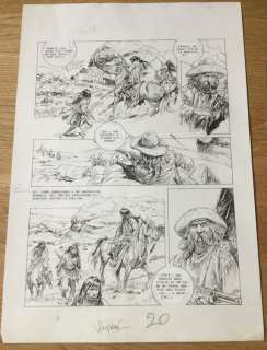 Serpieri, Eleuteri- Planche originale (p.5) - L’indienne blanche | Catawiki