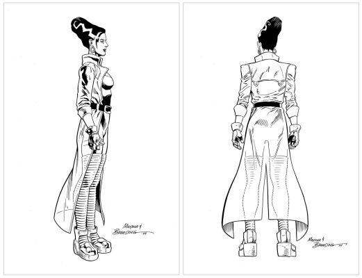 Brett Breeding Medina | Bride of Frankenstein - Creature Commandos - Turn Around Art | Catskill Comics
