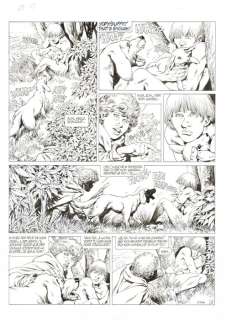 Mitton, Jean-Yves - Original page (p.8) - Chroniques Barbares 5 - Au Nom des Vikings - (1999) | Catawiki