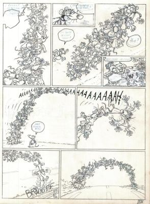 David Edouard & Ptiluc | PLANCHE ORIGINALE 23 TOME 1 de RAT’S En partance pour nulle part | Galerie Napoléon