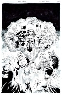 Tyler Kirkham | Justice League of America #1 Cover (Great Homage To Crisis Justice League of America #21 From 1963!) 2016 | Romitaman