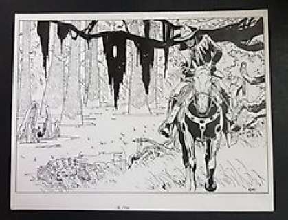 Rossi, Christian - Illustration originale pour un portfolio - Jim Cutlass 