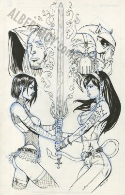 Tim Seeley | Hack/Slash And Mercy Sparx:a Slice of Hell Page Cover A | Albert Moy