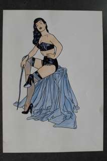 Baldazzini, Roberto - original plate "Betty Page" | Catawiki