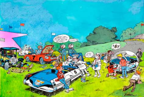 Jidéhem | Illustration couleurs Ã  l’encre de Chine et Ã  l’… | Banque Dessinée