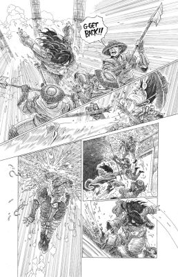 James Stokoe | Orphan and the Five Beasts: Bath of Blood Issue #4, Page 03 | Marley Zarcone / James Stokoe