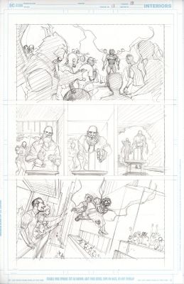 Juan Ferreyra | Absolute Superman Issue 17 Page 18 Pencils | ComiConArt