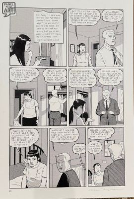 Adrian Tomine | Optic Nerve Art Page 20 | Panel Page Art