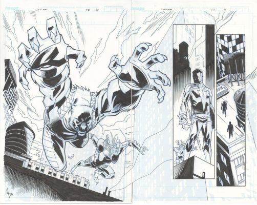 Jason Howard | Astounding Wolfman Issue 22 Page 10 And 11 | Splash Page