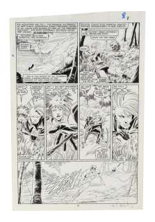 MARVEL COMICS - Uncanny X-Men Vol 1 #216 Page 6 by Jackson Guice and Dan Green