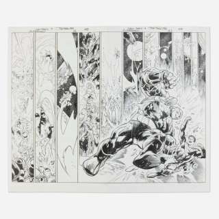 Ivan Reis and Joe Prado, Superman #21 Story Pages 8 & 9 Original Art (D.C. Comics, 2018) | Landry Pop Auctions