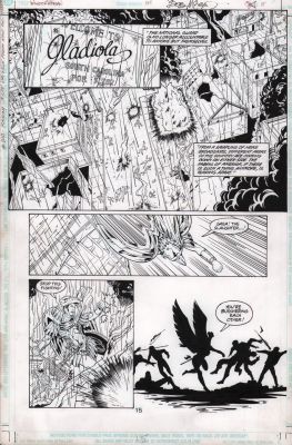 Bob McLeod, Matthew Clark | Wonder Woman #145 P.P.15 - Ww Battle Armor War in the Streets - 1999 | Anthony’s Comic Book Art