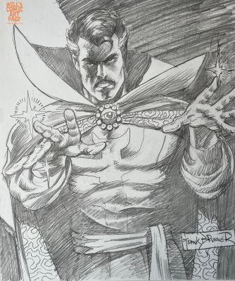 Frank Brunner | Master of the Mystic Arts Pin-Up (2017) | Will’s Comic Art Page