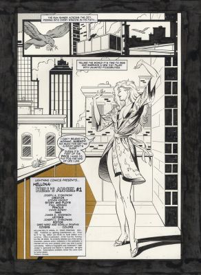 Paul Abrams | (1996) Hellina : Hell’s Angel # 1 Pg 2 Issue 1 Page 1 | Catskill Comics
