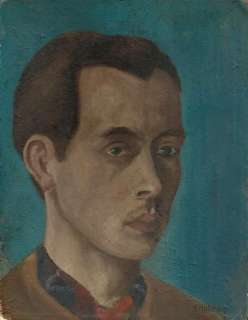 Hubinon. Illustration originale autoportrait | BDEnchères