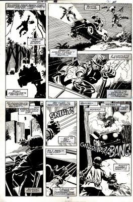 Al Williamson, John Buscema | Wolverine #5 P 20 (Wolverine in Every Panel Beating Up Guys on Jeep with Claws Shooting Out!) 1988 | Romitaman