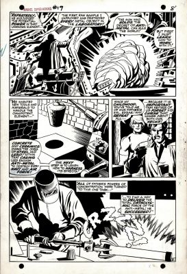 George Tuska , Sid Greene | Marvel Super-Heroes #19 P 8 (Ka-Zar with Hid Brother, the Plunderer, & Their Father!) 1968 | Romitaman