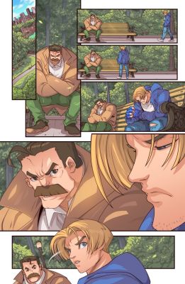 Edwin Huang | Street Fighter Vs. Final Fight Fcbd Page 08 Issue Fcbd Page 08 | Comic Art House