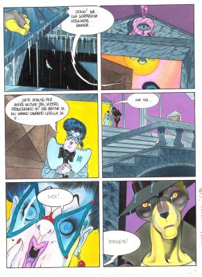CADELO Silvio - Planche originale 10 en couleur ENVIE DE CHIEN par Silvio CADELO