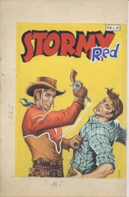 FRANCESCO GAMBA - COPERTINA ORIGINALE a tempera STORMY RED 1954 ed. DARDO 04) | eBay Europe (Buy It Now)