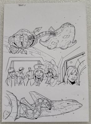 Lee Sullivan Original - 1990’s Thunderbirds Concept Comic Book Art Sketch - #7 | eBay Europe (Buy It Now)