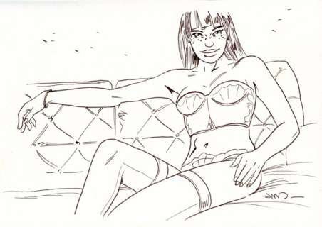Jim (Terrasson, Thierry) - Original drawing - Marie - One night in Rome | Catawiki
