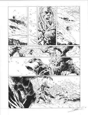 Secher Valentin | Planche originale 28 de ELRIC Tome 6 | Galerie Napoléon