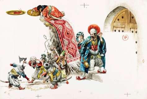 Lot 426 - Ferri (Rino Ferrari) - "Ali Baba and the Forty Thieves", 1966