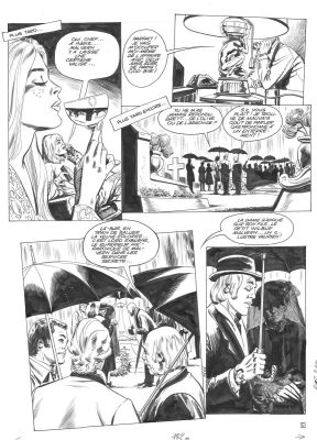 Marcello Rafael Carlo | Planche originale 6 AMICALEMENT VOTRE histoire courte - Cigarette au cyanure - | Galerie Napoléon