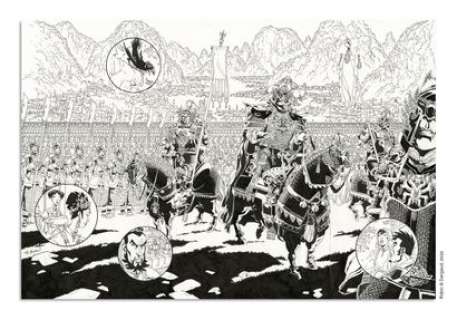 ROBIN - Lot 149 - THIERRY ROBIN Pierre rouge plume noire, Dargaud 2022...