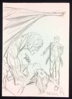 Brindisi, Bruno - Dylan Dog - preliminary drawing for a cover - signed - undated | Catawiki