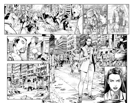 Esau And Isaac Escorza | Tmnt: the Last Ronin II Re-Evolution( Issue 5 Page 2 And 3 | Albert Moy