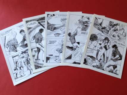 Blanc, Francesco - 5 original plates "Storie Blu" no. 42 (1983) | Catawiki