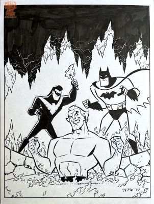Ethen Beavers | Dc Super Heroes Series: Batman Adventures Pin-Up (Dc, 2017) | Will’s Comic Art Page