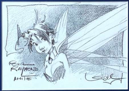 Loisel, Régis - Dessin original - La Fée Clochette | Catawiki