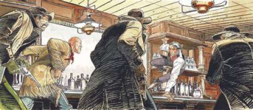 François Boucq | Bouncer, dessin original grand format Ã  l’encre de… | Septimus