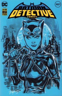 Ken Lashley | Detective Comics #1027 2020 - Catwoman Painted Cover - Signed | Anthony’s Comic Book Art