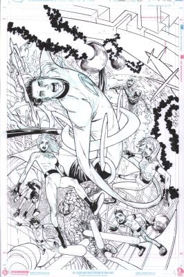 Humberto Ramos | Fantastic Four #20 Cover Art - Signed - 2026 | Anthony’s Comic Book Art