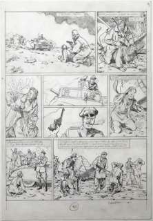 Berserik Teun Blake... | BERSERIK Teun Blake et Mortimer Planche préparatoire... | Vermot et Associés